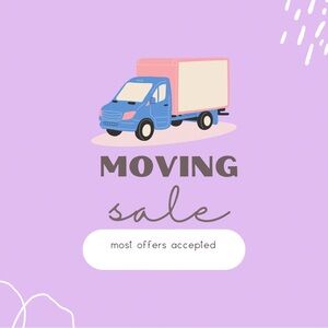 MOVING SALE!